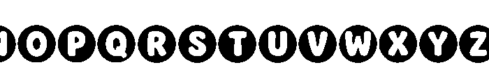 Round Padel Regular Font LOWERCASE