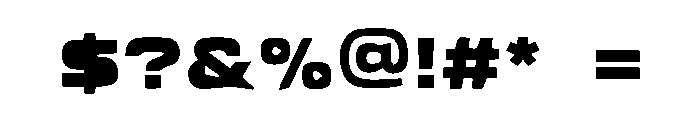 Round Varsity Font OTHER CHARS