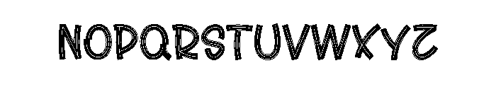 Round World Font LOWERCASE