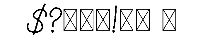 RoundNote Font OTHER CHARS
