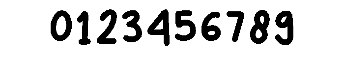 Rounded Bold Handwritin Regular Font OTHER CHARS