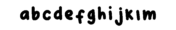 Rounded Bold Handwritin Regular FONT