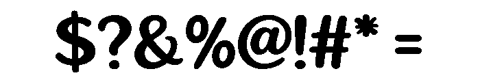 Rounded Charm Font OTHER CHARS