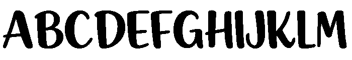 Rounded Charm Font UPPERCASE