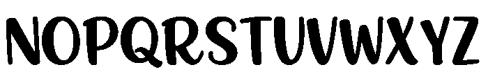 Rounded Charm Font UPPERCASE