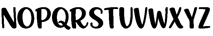 Rounded Charm Font LOWERCASE