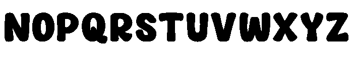 Rounded Grinch Regular Font LOWERCASE
