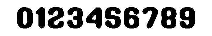 Rounded Puffy Font OTHER CHARS