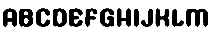 Rounded Puffy Font UPPERCASE