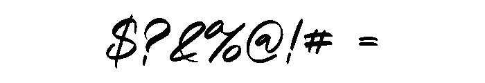 Rounded Font OTHER CHARS