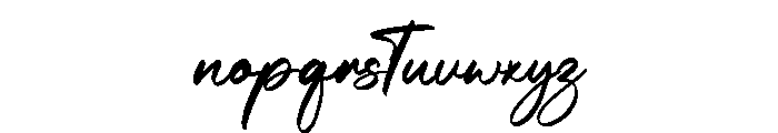 Rounded Font LOWERCASE