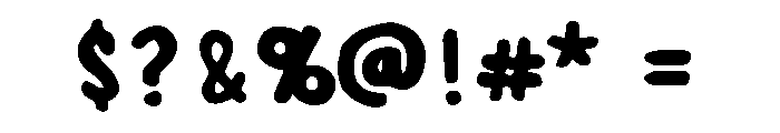 Roundish Comic Regular Font OTHER CHARS