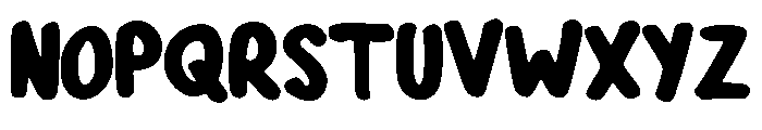 Roundish Comic Regular Font UPPERCASE