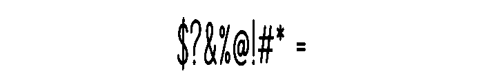 Roundly Font OTHER CHARS