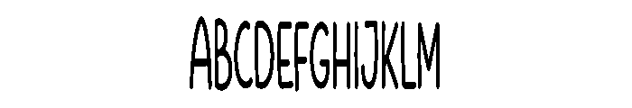 Roundly Font UPPERCASE