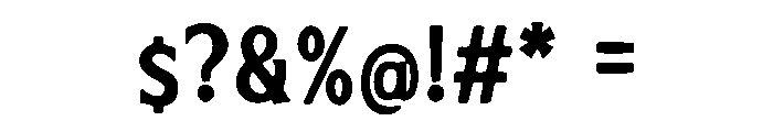 Roundmark Serif Font OTHER CHARS