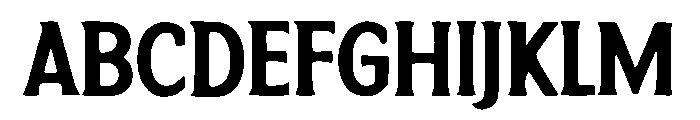 Roundmark Serif Font UPPERCASE