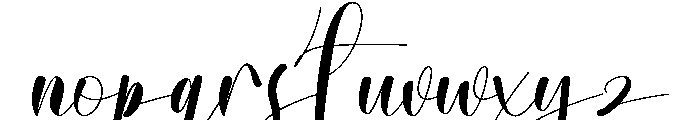 Routhine Font LOWERCASE