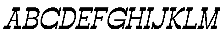 Rovace Italic Font UPPERCASE
