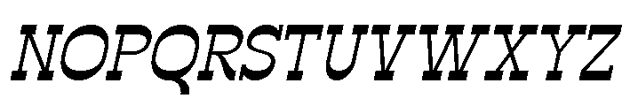 Rovace Italic Font UPPERCASE