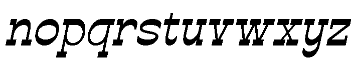 Rovace Italic Font LOWERCASE