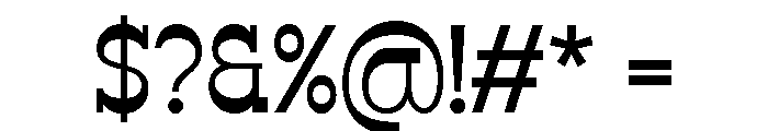 Rovace Regular Font OTHER CHARS