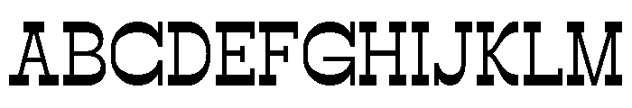 Rovace Regular Font UPPERCASE