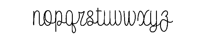 Rovell Regular Font LOWERCASE