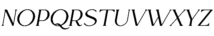 Rowan Cursive Font UPPERCASE