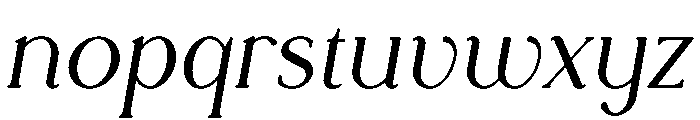 Rowan Cursive Font LOWERCASE