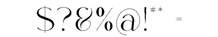 Rowan Display Font OTHER CHARS