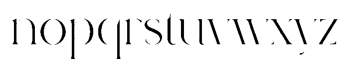 Rowan Serif Font LOWERCASE