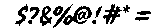 Rowler Wild Regular Font OTHER CHARS