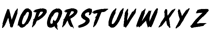 Rowler Wild Regular Font UPPERCASE