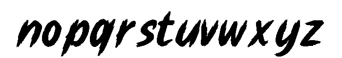 Rowler Wild Regular Font LOWERCASE