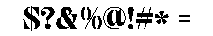 Roxen Font OTHER CHARS