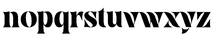 Roxen Font LOWERCASE