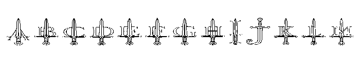Royal Blade Regular Font UPPERCASE