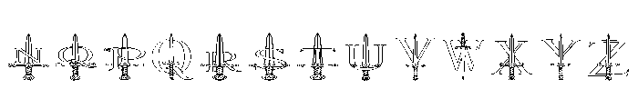 Royal Blade Regular Font UPPERCASE