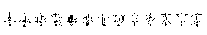 Royal Blade Regular Font LOWERCASE