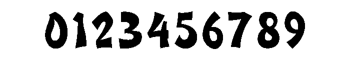 Royal Blue Font OTHER CHARS