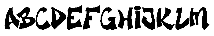 Royal Blue Font UPPERCASE