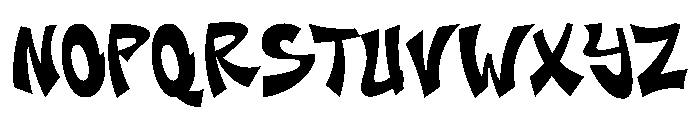 Royal Blue Font UPPERCASE