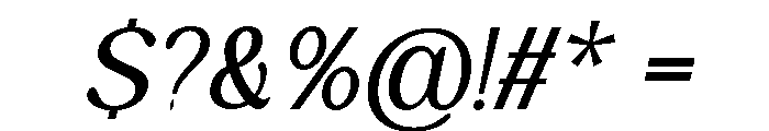 Royal Club Italic Font OTHER CHARS