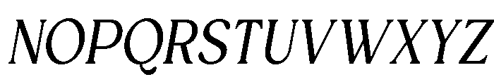 Royal Club Italic Font UPPERCASE