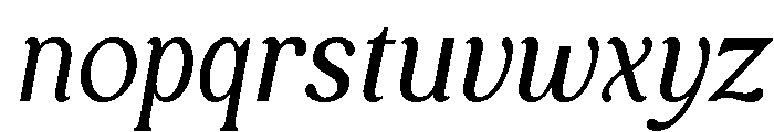 Royal Club Italic Font LOWERCASE