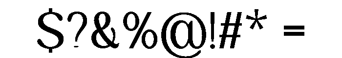 Royal Club Regular Font OTHER CHARS