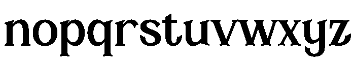 Royal Dragon Font LOWERCASE