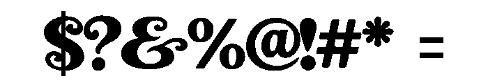 Royal Enigma Font OTHER CHARS