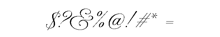 Royal Fortune Script Font OTHER CHARS